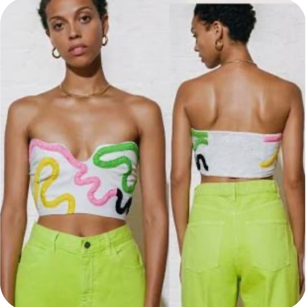 Mara Hoffman Halona Sleeveless Crop Top